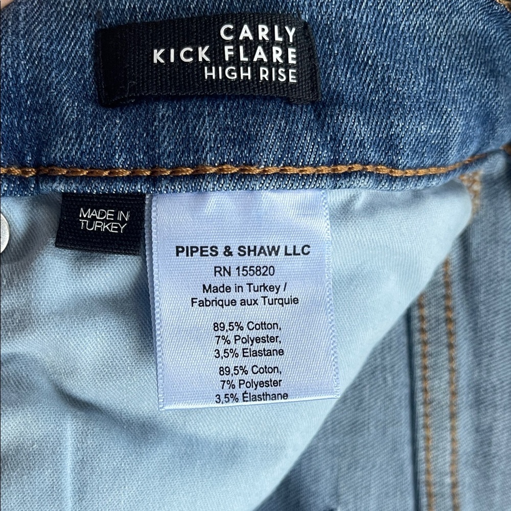 Veronica Beard Carly Kick Flare Jeans 27 - Picture 4 of 14